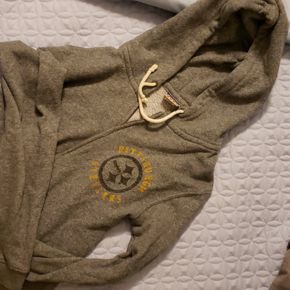 Junk-food pittsburg steelers zip-up hoody